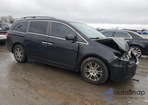 2013 Honda Odyssey Ex-L from USA, damaged, VIN 5FNRL5H63DB068028